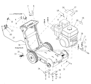 Part Location Diagram of 155578 MK Diamond Label, Hot Surface, Caution